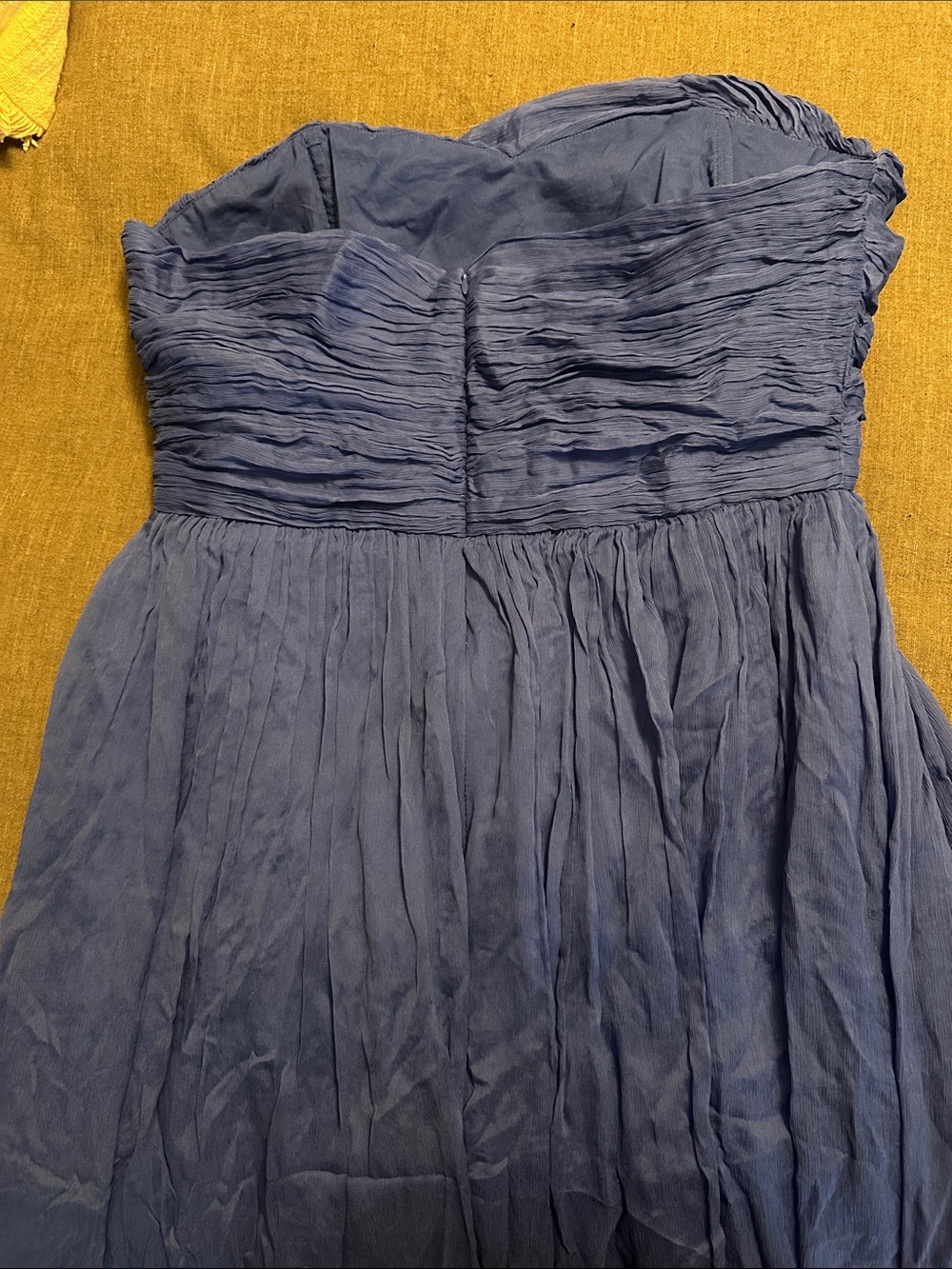 Elegant Jcrew Caribbean Blue Strapless Maxi Dress - Picture 4 of 5